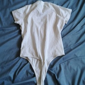 Missguided Tops - 🐤2/30~Missguided white body suit Missguided Tops - 🐤2/30~Missguided white body suit